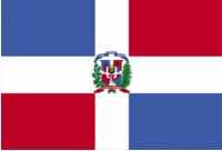 The Dominican flag