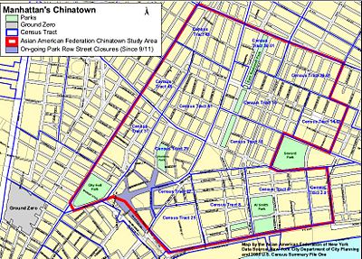 boundaries of Chinatown