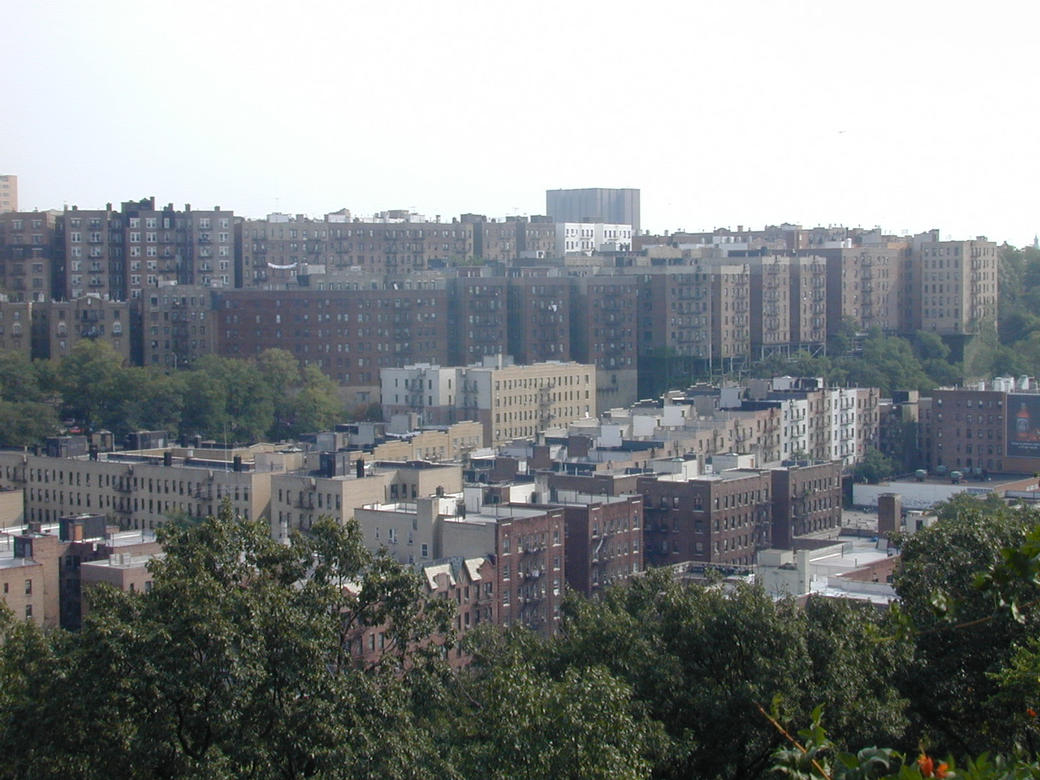 South-east view of Fort George, Washington Heights, and Inwood