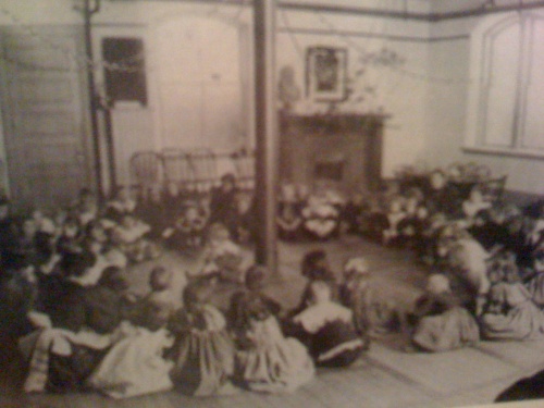 Picture of an early kindergarten classroom