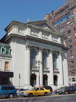 Congregation Shearith Israel, known as the Spanish-Portuguese synagogue. The oldest congregation in America, founded 1654.