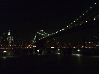 Underneath the Brooklyn Bridge