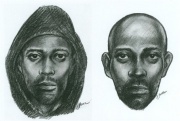 Criminal sketch of a man who assaulted a Columbia student.
