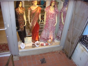 Sari shop on 74th St. Jackson Heights, Queens