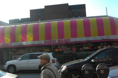 Subzi Mandi, a popular grocery store in Jackson Heights offers a wide assortment of produce and spices geared towards South Asian cooking. Ethnic food and produce are a large facet of an ethnic economy and the prevalence of grocery stores such as this portray their importance
