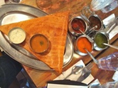 Food and Cuisine in Jackson Heights: Dosa with Chutney