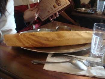Masala Dosa served from Dosa Place