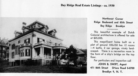Bay Ridge Real Estate, 1930s