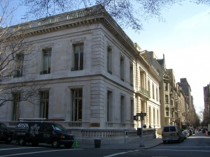 once a residence for the wealthy, now the NYU Institute of Fine Art