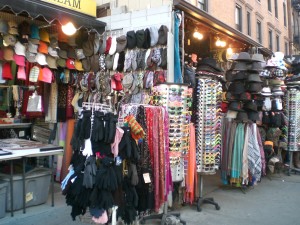 St. Marks Place street vendors- (where all good hats come from.) 
