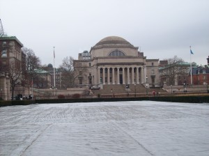 Columbia University Library. A classic piece of beautiful architecture. Again, some of the world's greatest minds have stood right in this courtyard.