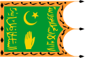     The flag of Bukhara . 