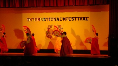 Performers at Francis Lewis High School's 2009 International Festival