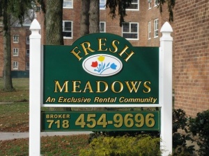 Fresh Meadows Housing Development Sign 