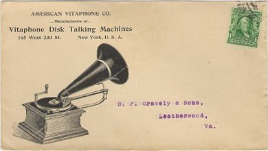 As it says, this is a Vitaphone Disk Talking Machine. One of the first sound producing mechanisms used in movies!   Photo Credit: http://www.picking.com/vitaphone.html