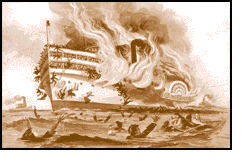 A depiction of the disaster