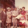 Members stand in front of their Bedford Avenue located Church.