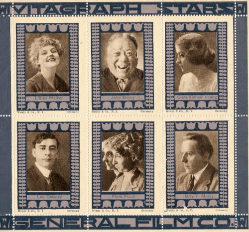 These are some stamps featuring some of Vitagraph's best.