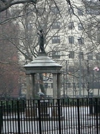 The Temperance Memorial Fountain.
