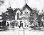 Black and White Photograph of Hebron SDA Church.  