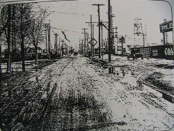 This is a picture of Rockaway Boulevard taken on March 1, 1923, before it was graded and paved .