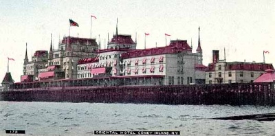  The Oriental Hotel in Manhattan Beach during the 1890's