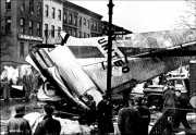 The wreckage immediately after the crash