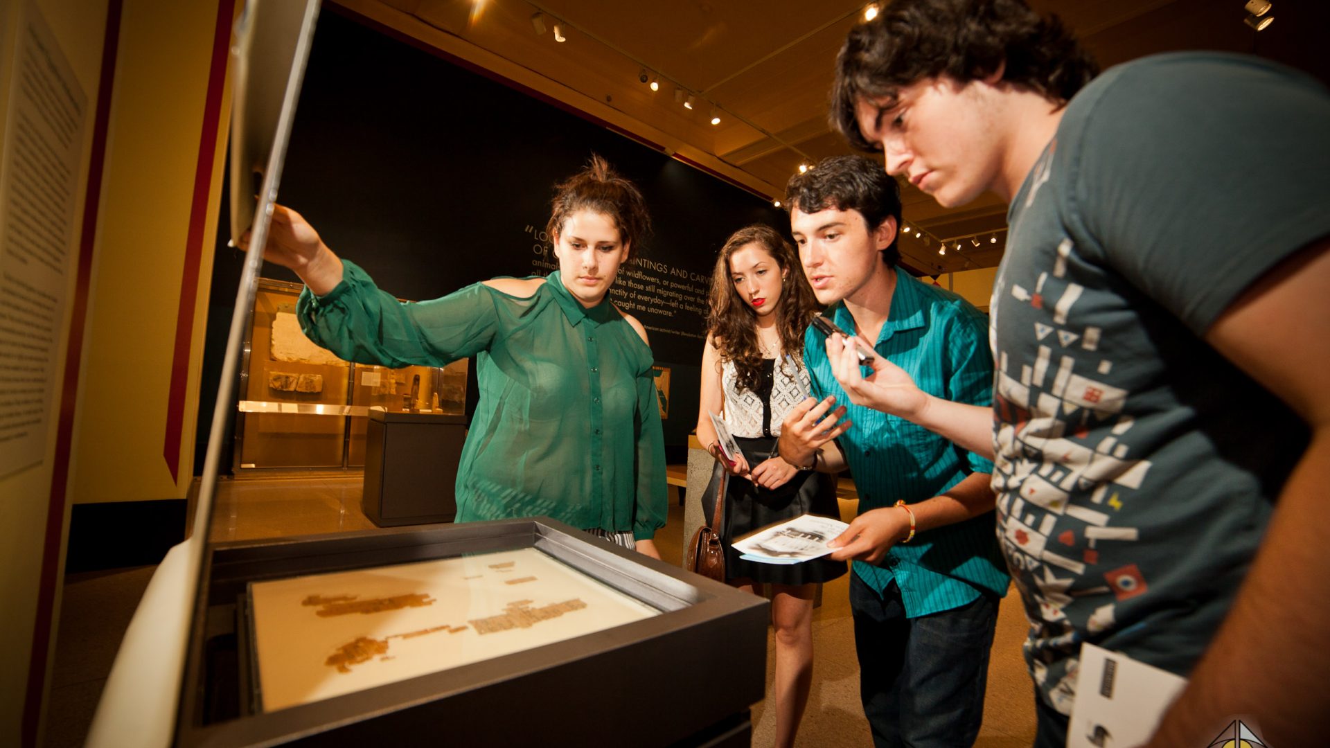 Students visiting Brooklyn Museum