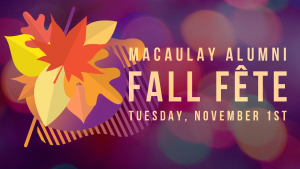 Macaulay Alumni Fall Fete