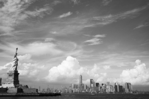 Liberty in New York Harbor Photo