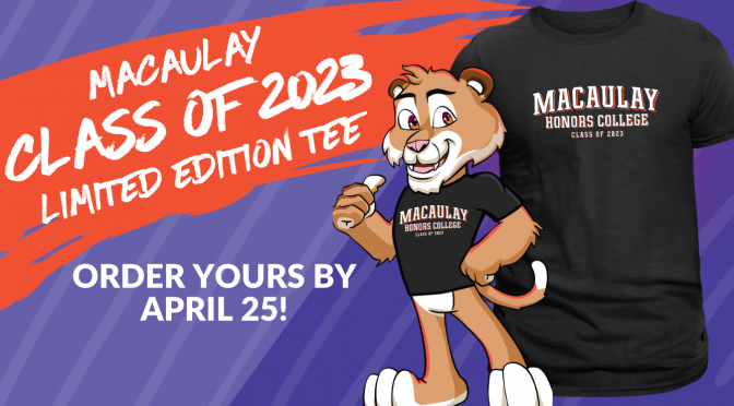 Limited Edition Macaulay Class of 2023 T-shirt
